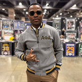 Alpha Grey Air Tech Fleece Warm Up Jacket